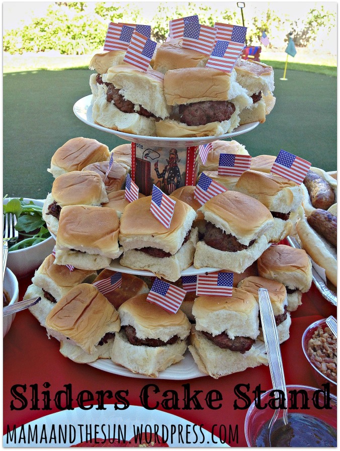 fourth of july_cake stand